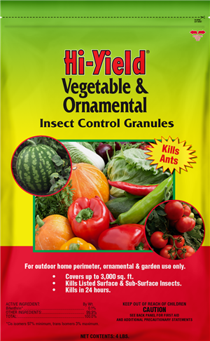 Hi-Yield VEGETABLE & ORNAMENTAL INSECT CONTROL GRANULES