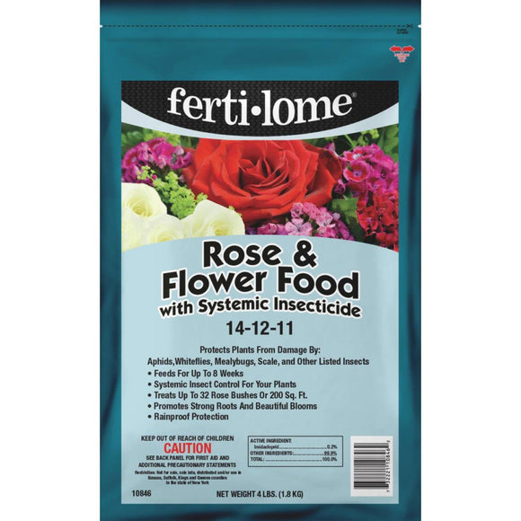 Ferti-lome 4 Lb. 14-12-11 Rose & Flower Dry Plant Food