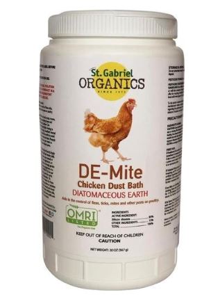 St. Gabriel Organics De-Mite Chicken Dust Bath Diatomaceous Earth